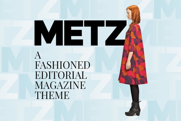 Metz-社论杂志博客主题