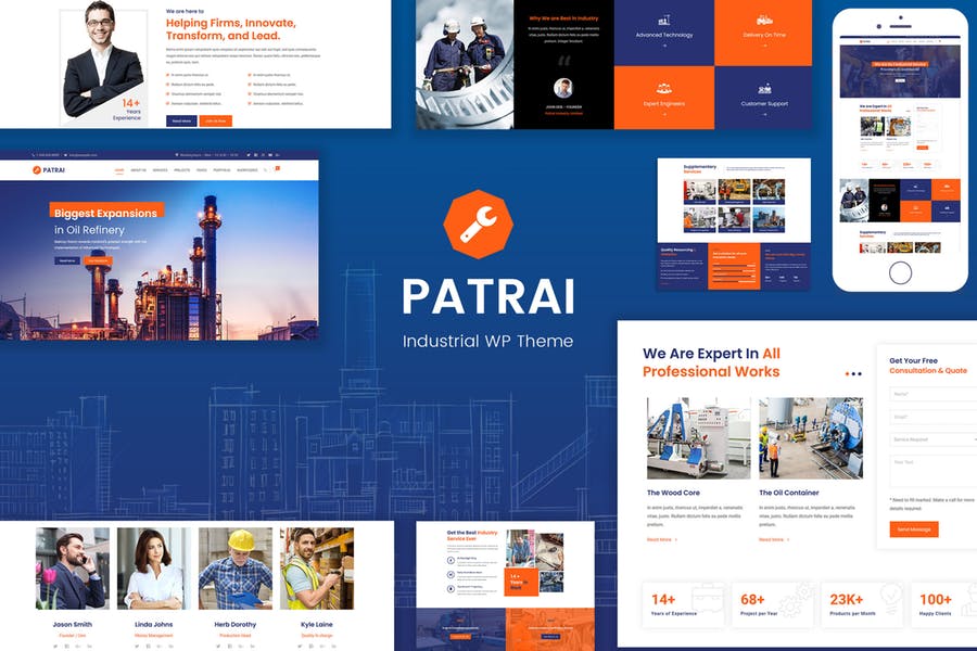 Patrai行业-工业WordPress