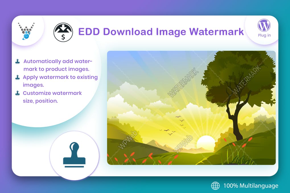 轻松数字下载-下载图像水印-wordpress插件