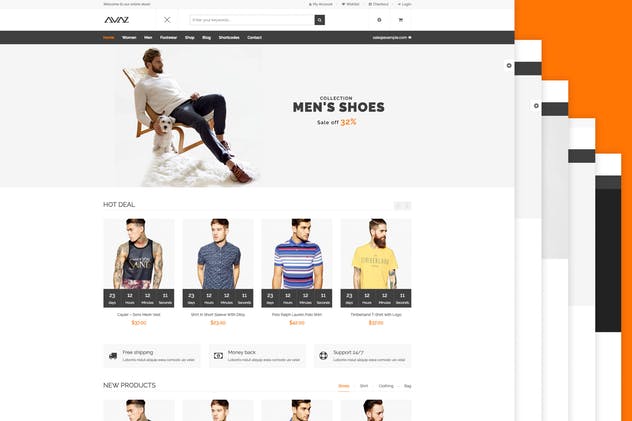 Avaz-Fashion WooCommerce WordPress主题