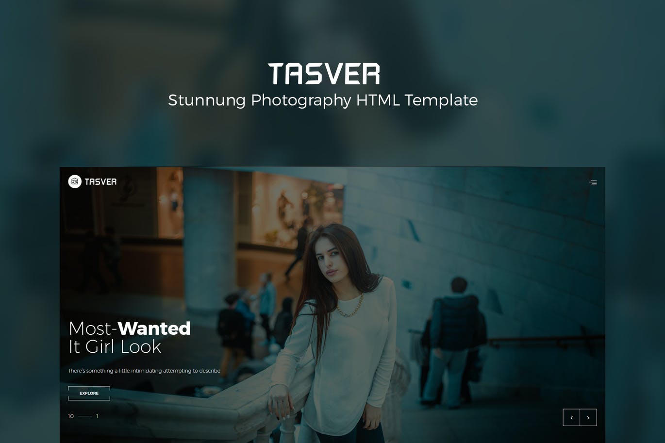 Tasver- 摄影、杂志HTML5模板