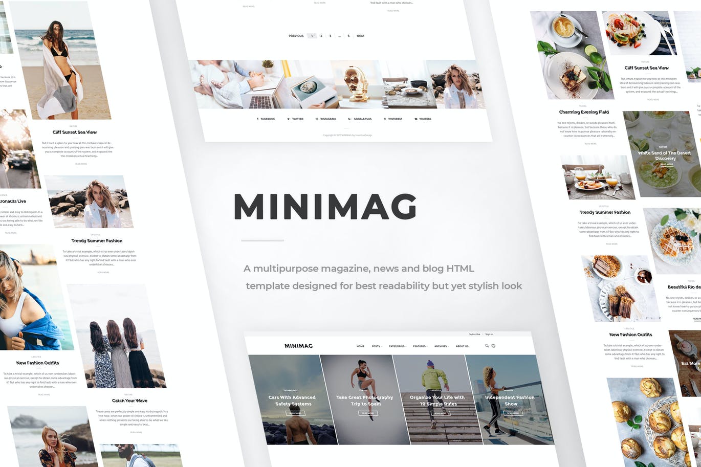 MINIMAG – 杂志、博客HTML5模板