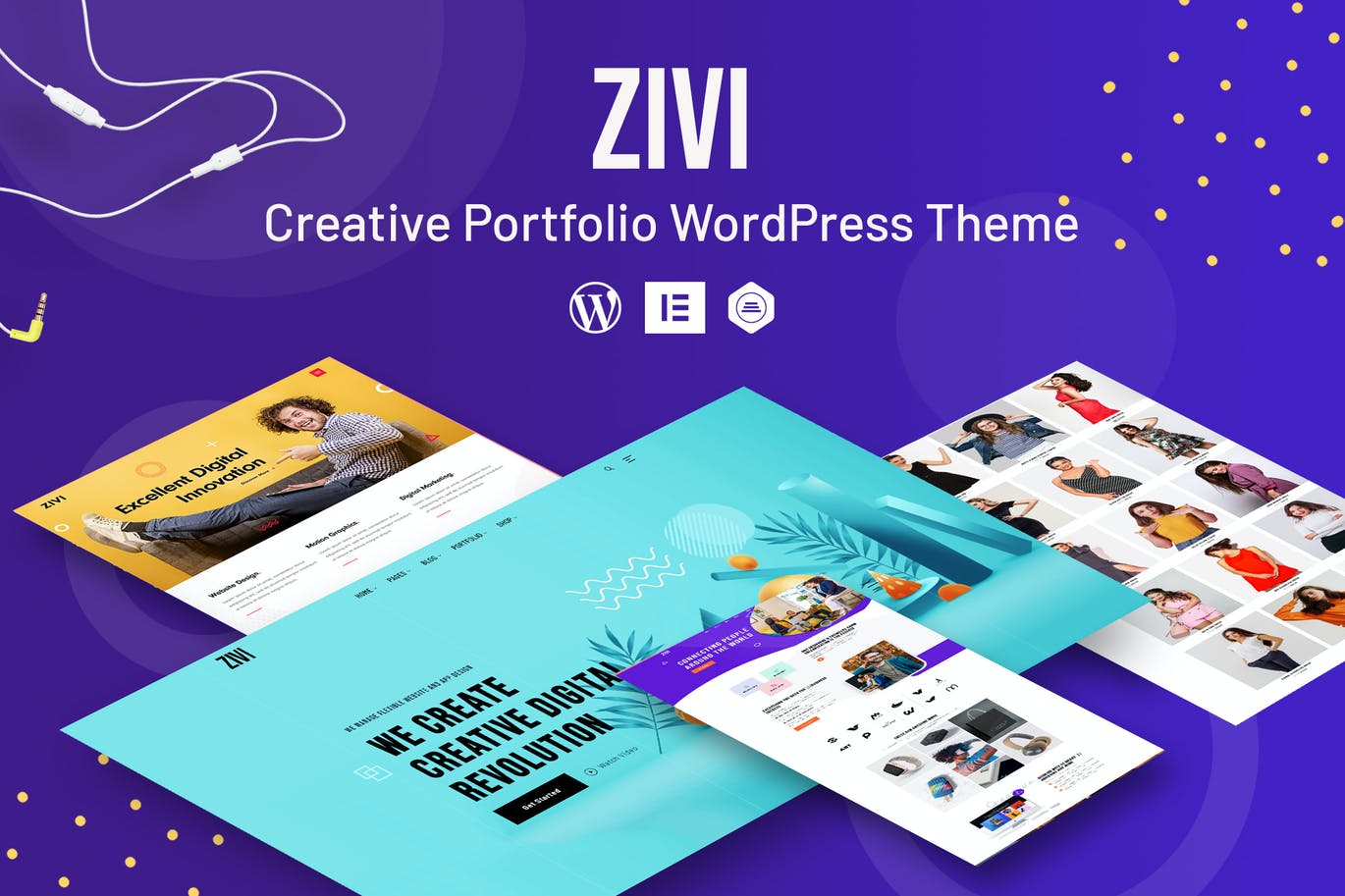 Zivi – 创意组合WordPress主题