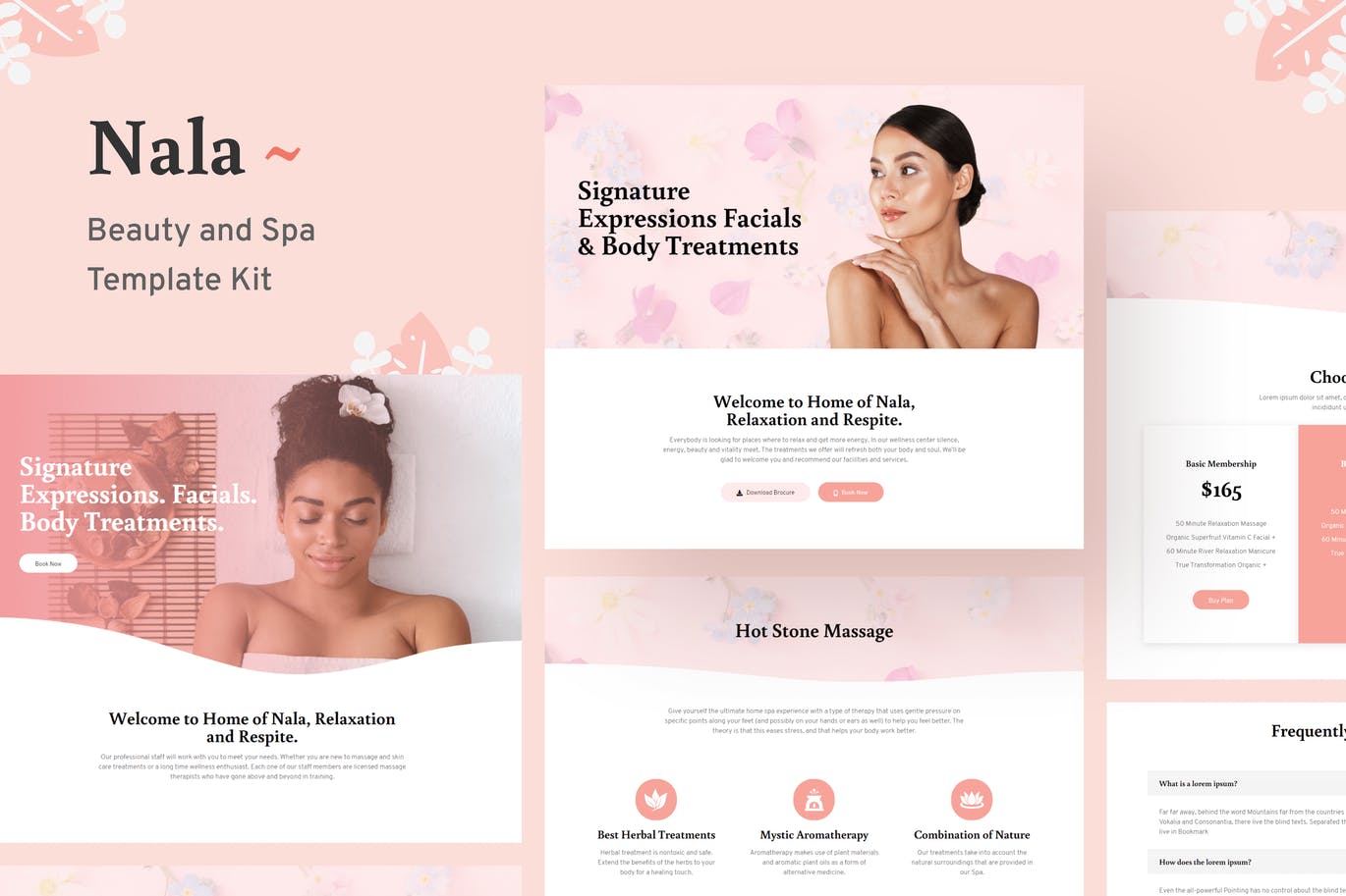 Nala – Beauty & Spa Template Kit娜娜,美