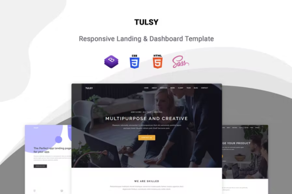 Tulsy – 多用途登陆页面模板