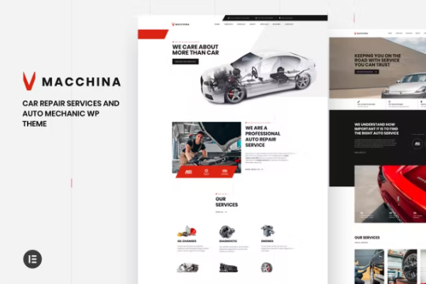 Macchina – 汽车维修 WordPress