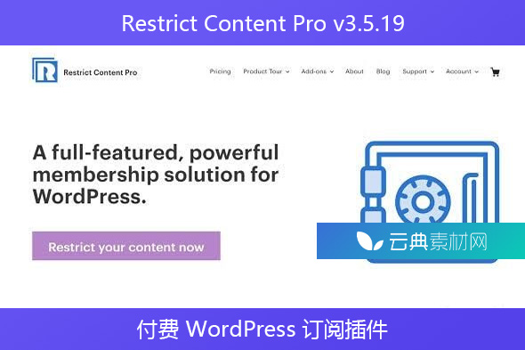 Restrict Content Pro v3.5.19 – 付费 WordPress 订阅插件