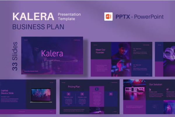 Kalera Powerpoint 商业计划介绍