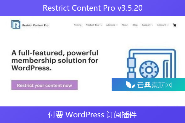 Restrict Content Pro v3.5.20 – 付费 WordPress 订阅插件