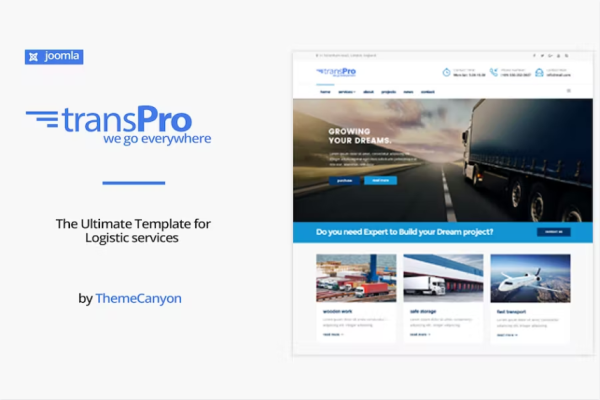 TransPro – 运输和货运物流 Joomla T