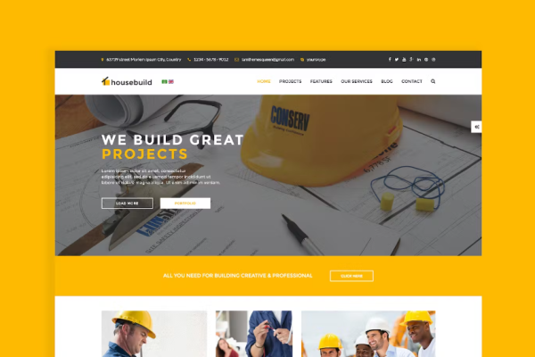 Housebuild – Joomla 建筑业务主题