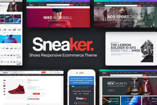 Sneaker – 鞋子响应式 Magento 主题