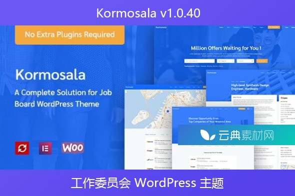 Kormosala v1.0.40 – 工作委员会 WordPress 主题