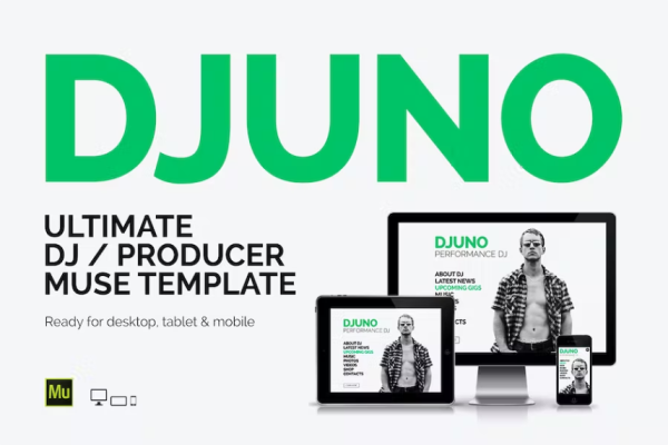 DJuno – DJ / 制作人网站缪斯模板