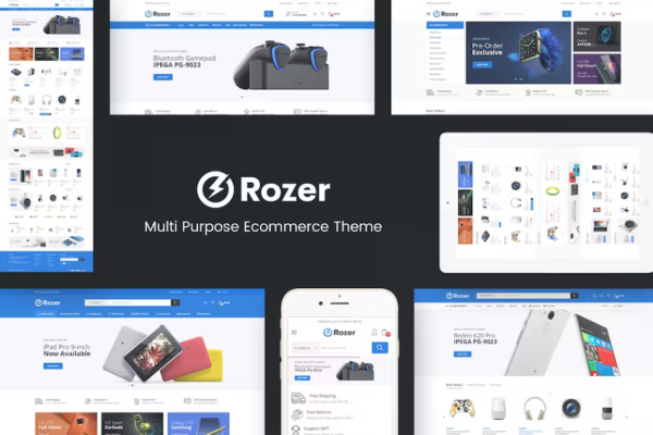 Rozer – 数字响应式 OpenCart 主题