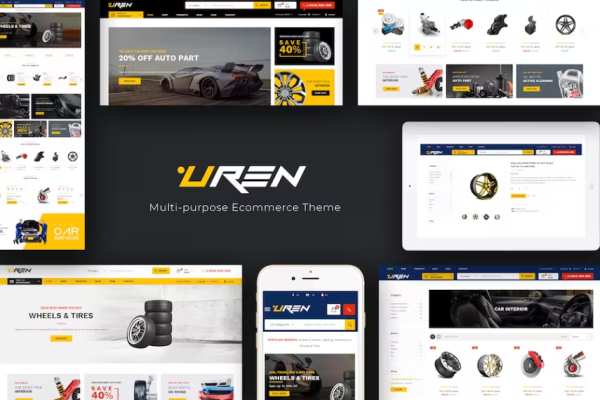 Uren – 汽车配件 Opencart 主题