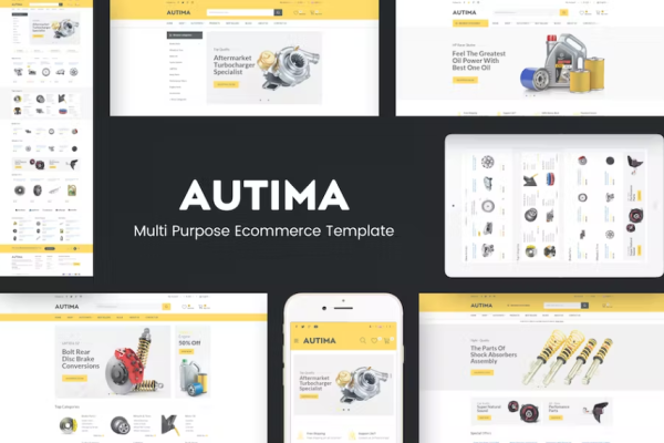 Autima – 汽车配件 OpenCart 主题