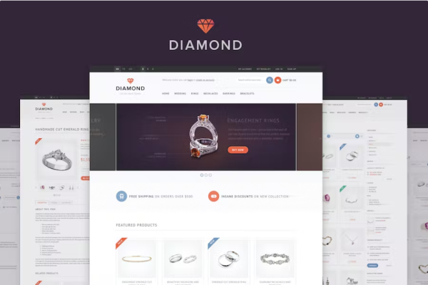 Diamond — 响应式 OpenCart 主题