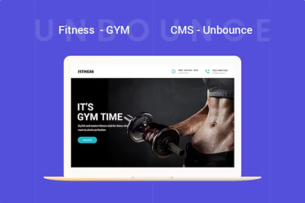 健身 – GYM Unbounce 模板