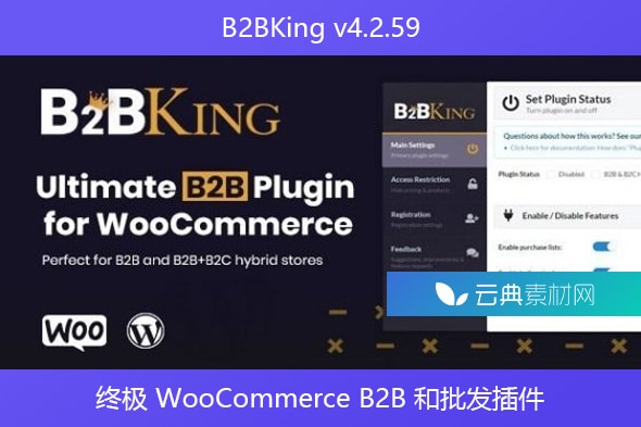 B2BKing v4.2.59 – 终极 WooCommerce B2B 和批发插件