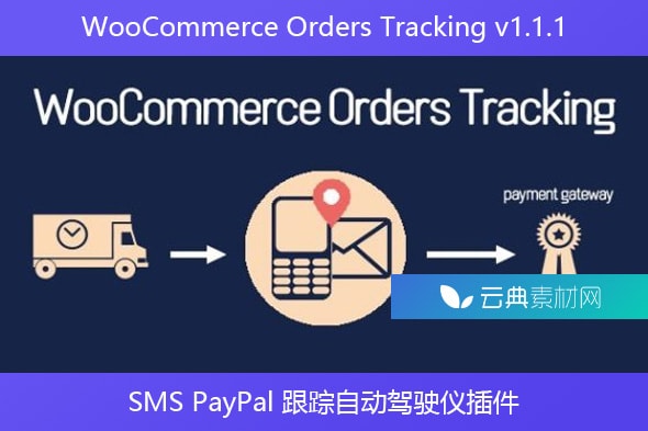 WooCommerce Orders Tracking v1.1.1 – SMS PayPal 跟踪自动驾驶仪插件