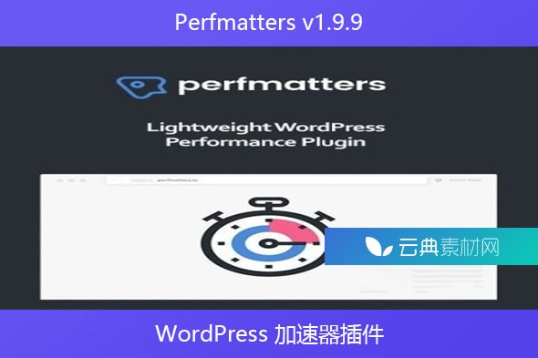 Perfmatters v1.9.9 – WordPress 加速器插件