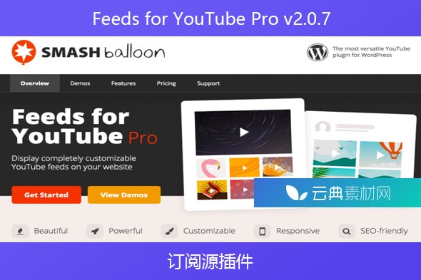 Feeds for YouTube Pro v2.0.7 – 订阅源插件