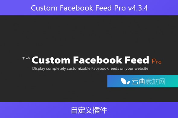 Custom Facebook Feed Pro v4.3.4 – 自定义插件