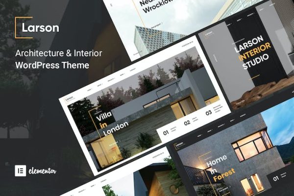 拉森-建筑与室内设计WordPress Larson – Architecture & Interior Design WordPress 云典WordPress主题