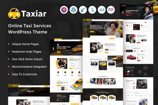 出租车—网上出租车服务WordPress主题 Taxiar – Online Taxi Service WordPress Theme 云典WordPress主题