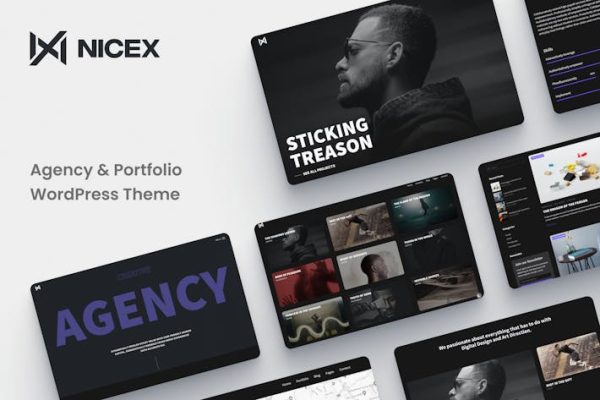 Nicex—创意组合主题 Nicex – Creative Portfolio Theme 云典WordPress主题