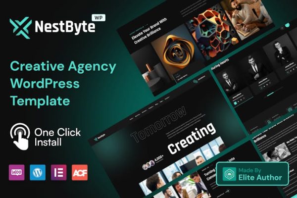 Nestbyte—创意代理和创业WordPress的 Nestbyte- Creative Agency and Startup WordPress Th 云典WordPress主题