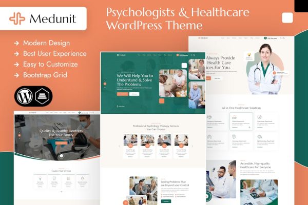 Medunit| Psychology & Health Care WordPress主题 Medunit | Psychology & Health Care WordPress Theme 云典WordPress主题