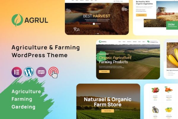 农业-农业WordPress主题 Agrul – Agriculture Farming WordPress Theme 云典WordPress主题