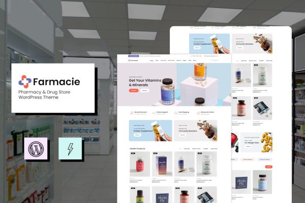 农场—药房&药店主题 Farmacie – Pharmacy & Drug Store Theme 云典WordPress主题