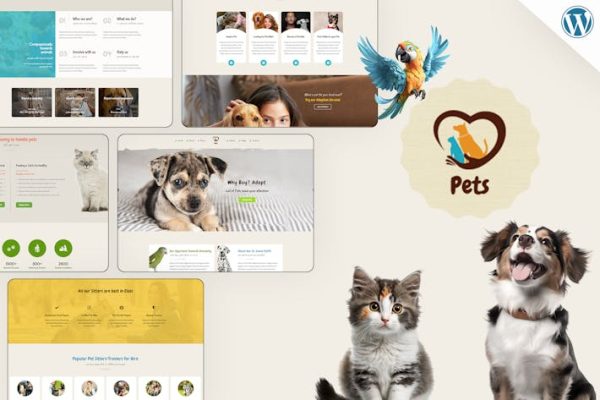 宠物世界—宠物护理&宠物店WordPress主题 Pet World – Dog Care & Pet Shop WordPress Theme 云典WordPress主题