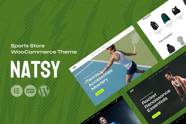 Natsy—体育商店WooCommerce主题 Natsy – Sports Store WooCommerce Theme 云典WordPress主题
