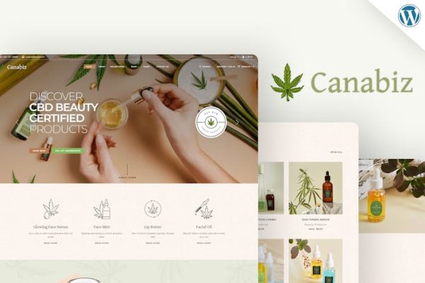 Canabiz—杂草医疗大麻店 Canabiz – Weed Medical Marijuana, Cannabis Shop 云典WordPress主题