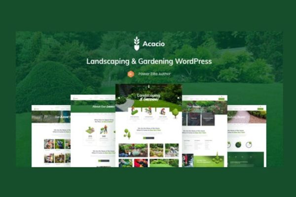 阿卡西奥-景观与园艺 Acacio – Landscape & Gardening 云典WordPress主题