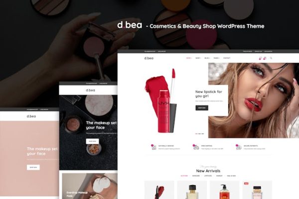 DBea-化妆品和美容店WordPress主题 DBea – Cosmetics & Beauty Shop WordPress Theme 云典WordPress主题