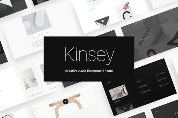 Kinsey—Creative AJAX Elementor主题 Kinsey – Creative AJAX Elementor Theme 云典WordPress主题