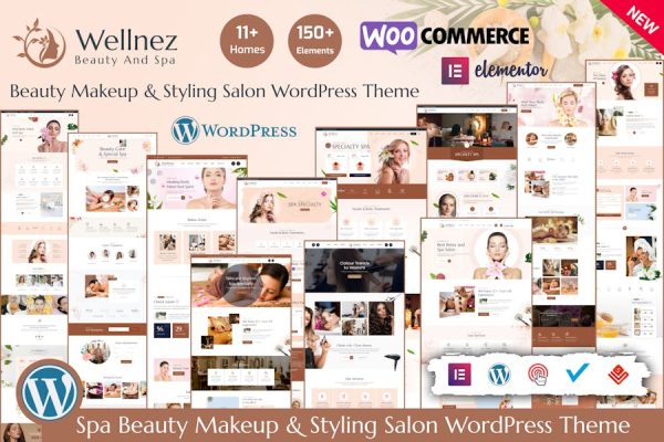 Wellnez-美容水疗Wellness WordPress主题 Wellnez – Beauty Spa Wellness WordPress Theme 云典WordPress主题