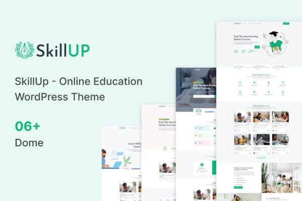 SkillUp—在线教育WordPress主题 SkillUp – Online Education WordPress Theme 云典WordPress主题