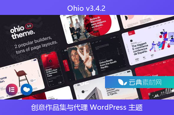 Ohio v3.4.2 – 创意作品集与代理 WordPress 主题