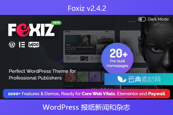 Foxiz v2.4.2 – WordPress 报纸新闻和杂志