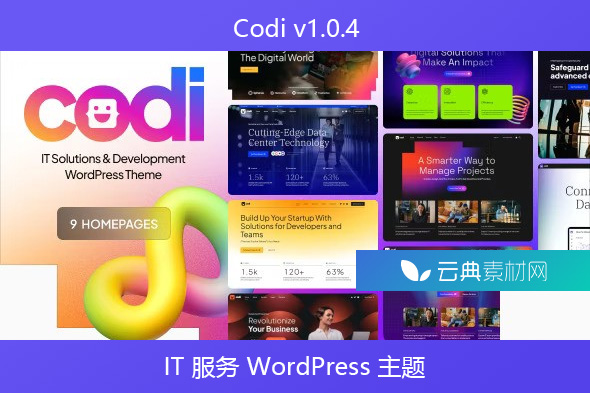 Codi v1.0.4 – IT 服务 WordPress 主题