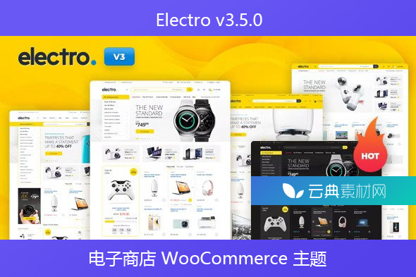 Electro v3.5.0-电子商店 WooCommerce 主题