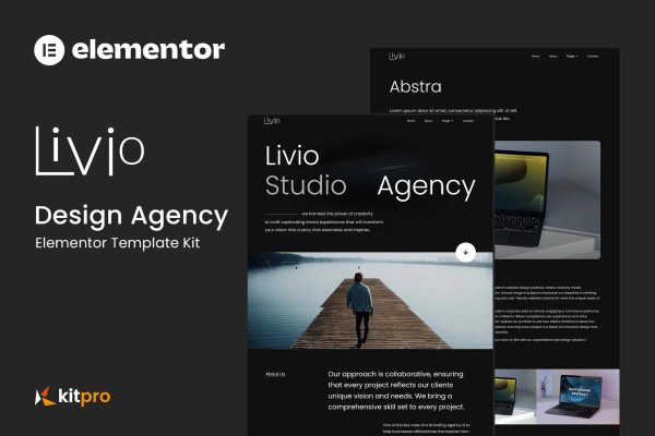 Livio – 设计机构 Elementor 模板套件