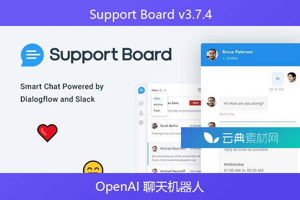 Support Board v3.7.4 -OpenAI 聊天机器人