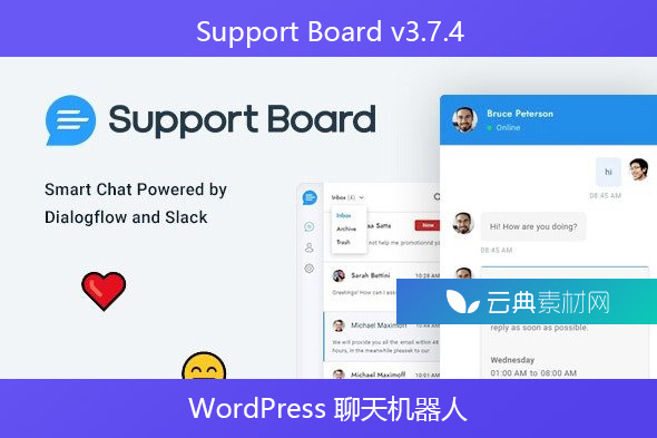 Support Board v3.7.4- WordPress 聊天机器人